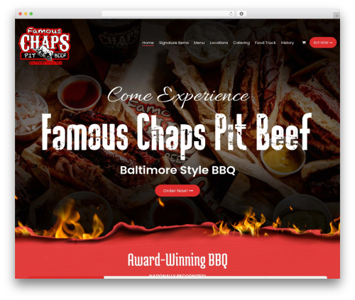 Chaps Pit Beef WordPress theme - chapspitbeef.com