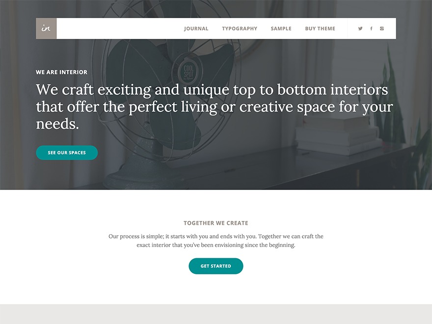 Interior Pro WordPress theme Interior Pro WordPress theme