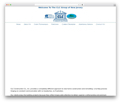 My Responsive Theme WordPress theme - clcconstruction.net