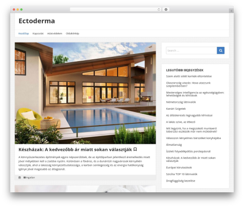 NEBlue best WordPress theme - ectoderma.hu