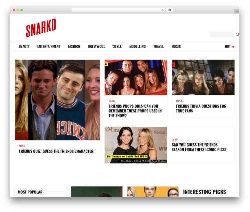 Wp quiz pro WordPress plugin - snarkd.com