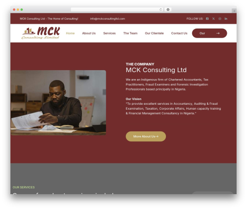 Nexta WordPress theme - mckconsultingltd.com