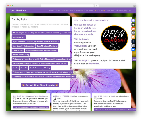 Theme WordPress Byvex - openmentions.com