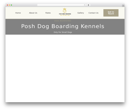 WordPress theme Hello Elementor - poshdogboarding.co.uk