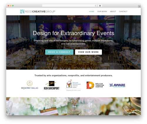 Divi business WordPress theme - reedcreativegroup.com