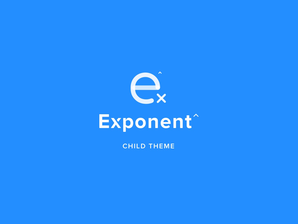 Exponent Child WordPress theme