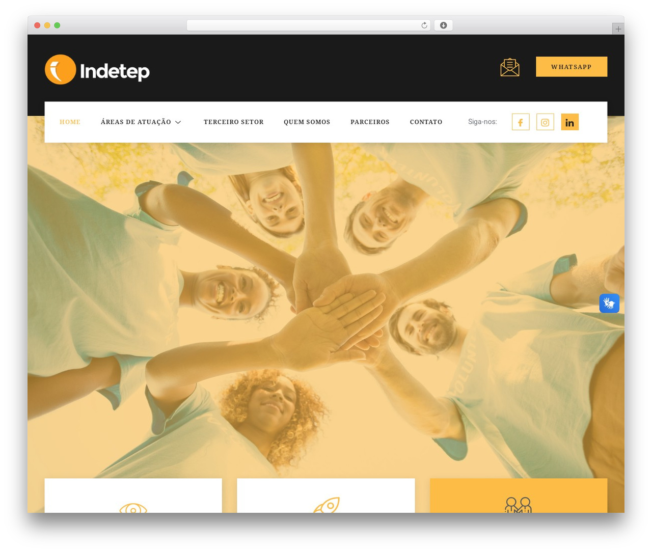 Hello Elementor WordPress theme - indetep.org.br