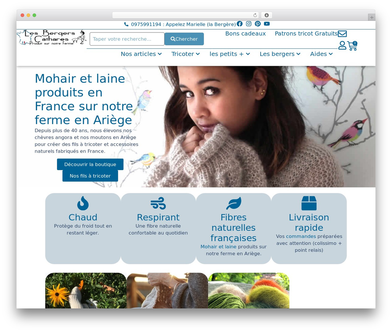 Hello Elementor WordPress theme - bergers-cathares.com