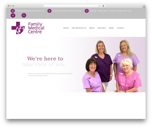 Medixi WordPress theme - albirfamilymedicalcentre.com