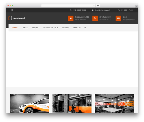 Theme WordPress constructo - mkpolepy.sk