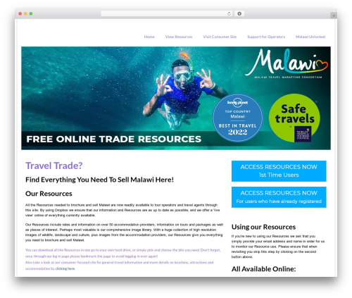 Virtue best free WordPress theme - malawiresources.com