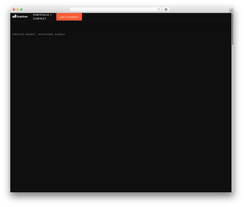 Webfolio WordPress theme - graphbea.com