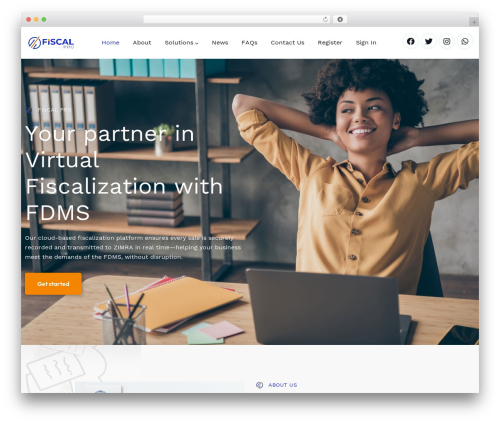 Xlab WordPress theme - www.fiscalpro.co.zw