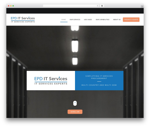 Best WordPress theme Uncode - epditservices.com