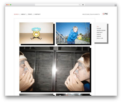 Christopher WordPress theme image - cristianopacchiarotti.com