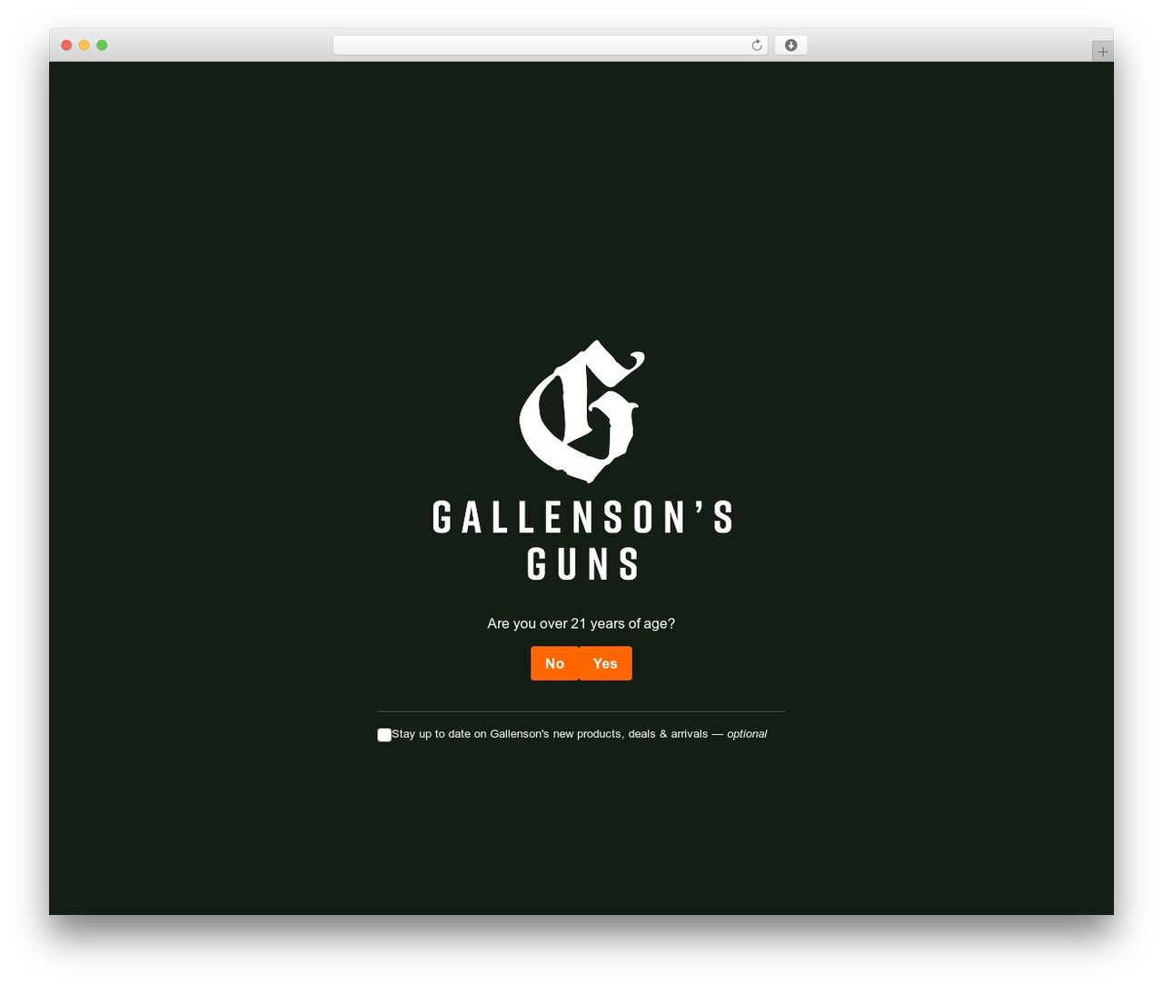 Hello Elementor theme WordPress - gallensons.com