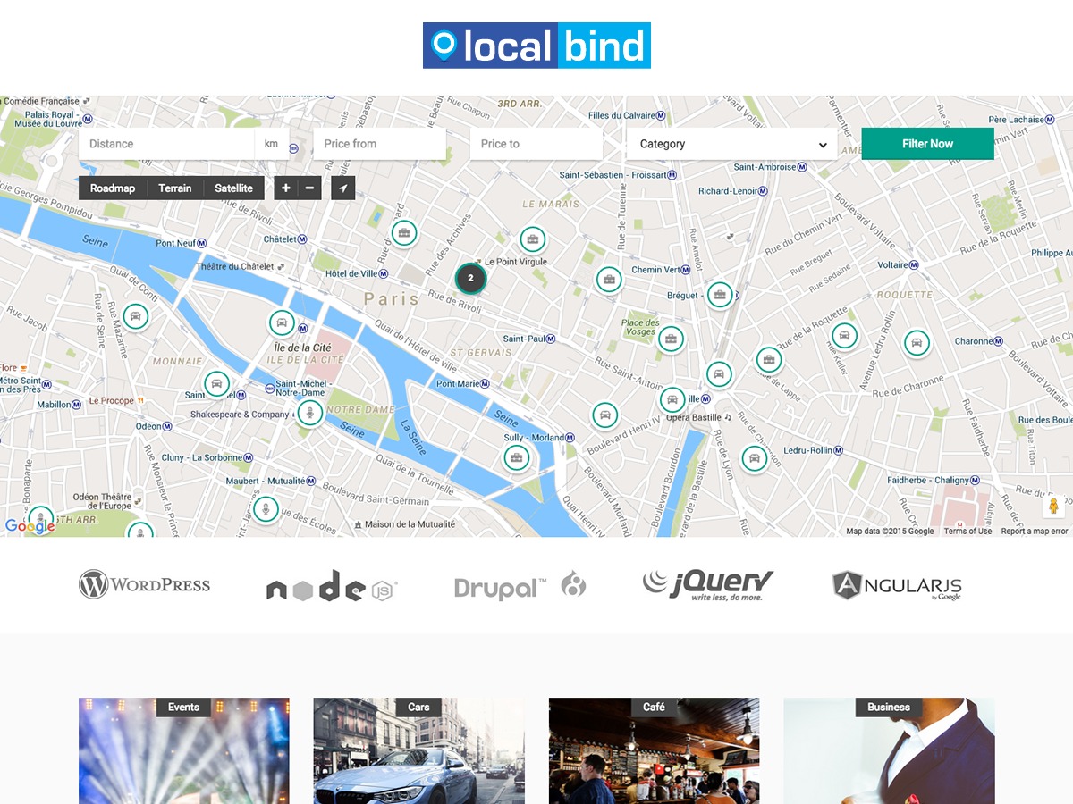 LocalBind WordPress theme LocalBind WordPress theme