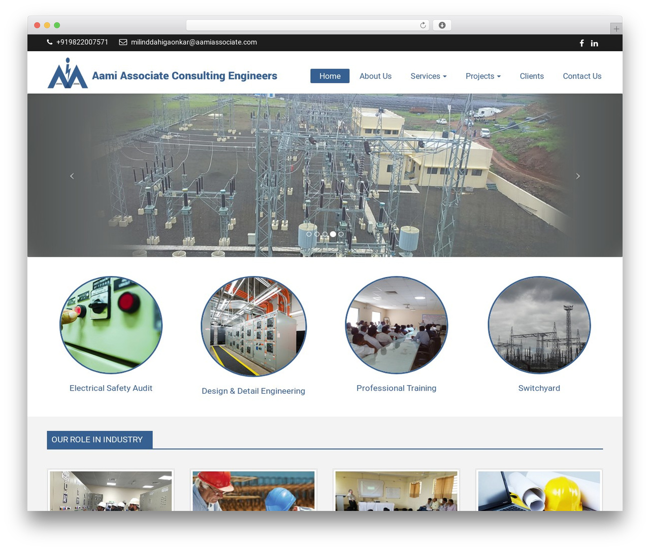 MDBootstrap4 WordPress theme - aamiassociate.com