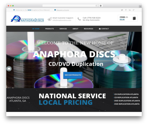 Opus - Wordpress Theme best WordPress theme - anaphoradiscs.com
