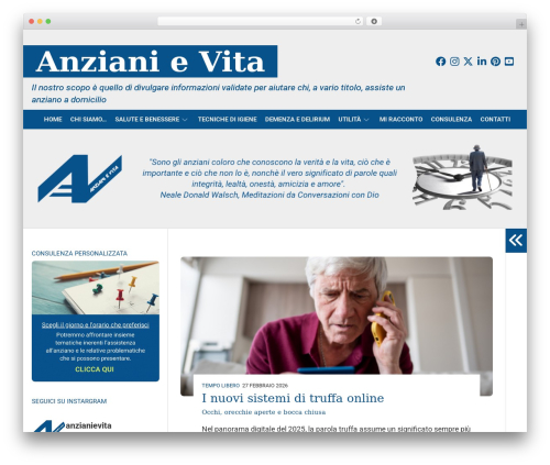 Squareread WordPress theme design - anzianievita.it Squareread WordPress theme design - anzianievita.it