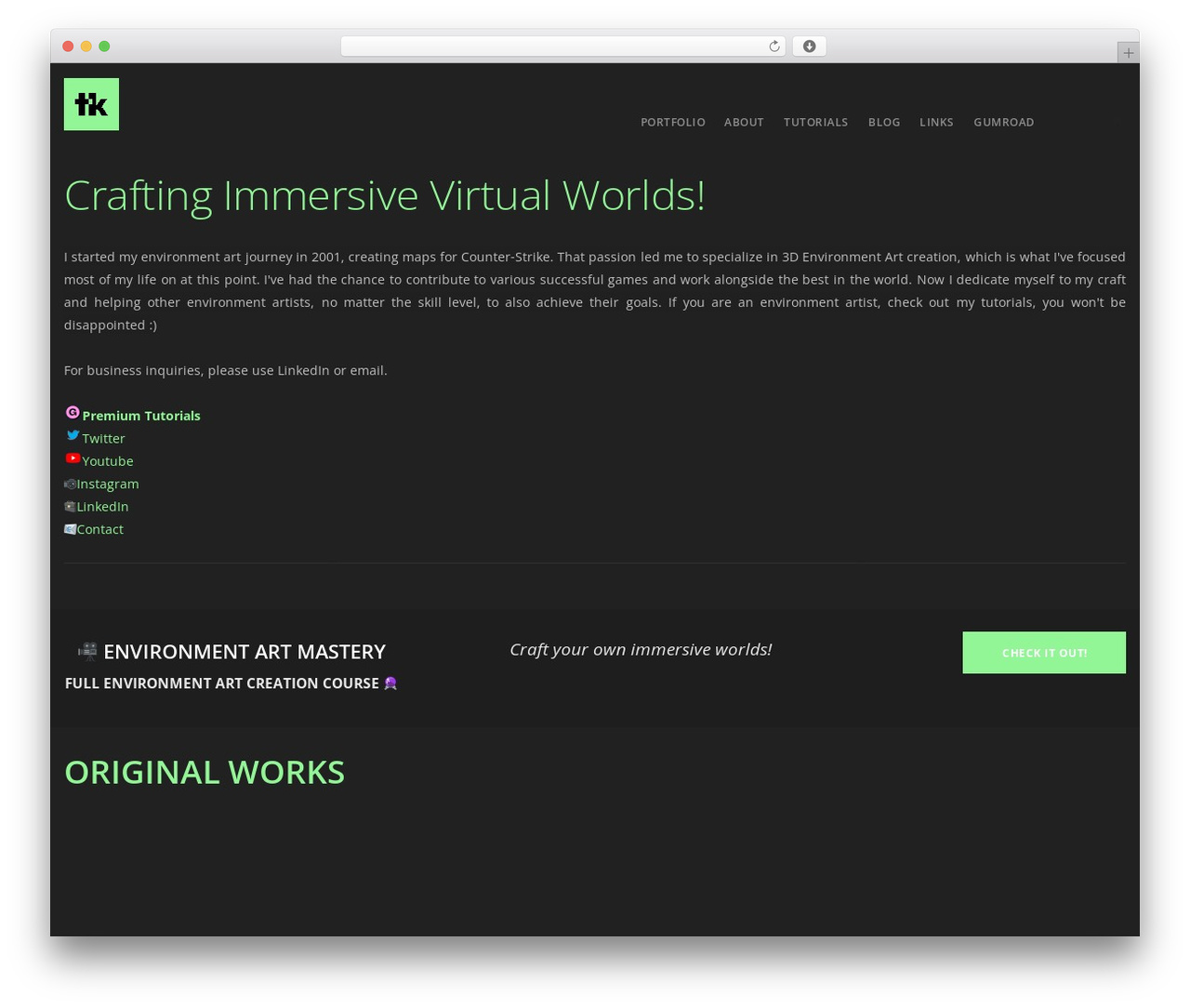 Stack WordPress gaming theme - thiagoklafke.com
