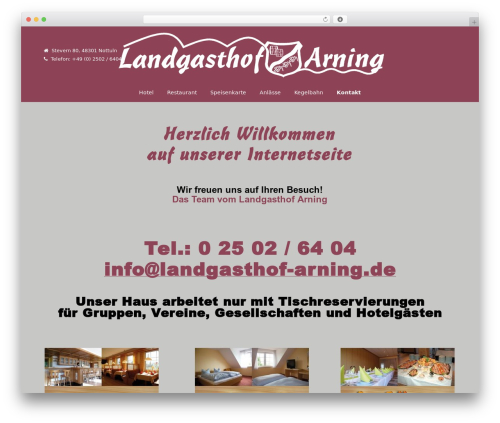 WP theme ESPRESSO - landgasthof-arning.de