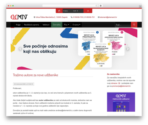 WP theme Element - element.hr