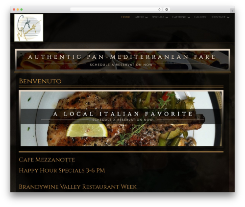 Beaver Builder Theme WordPress theme - cafemezzanotte.net
