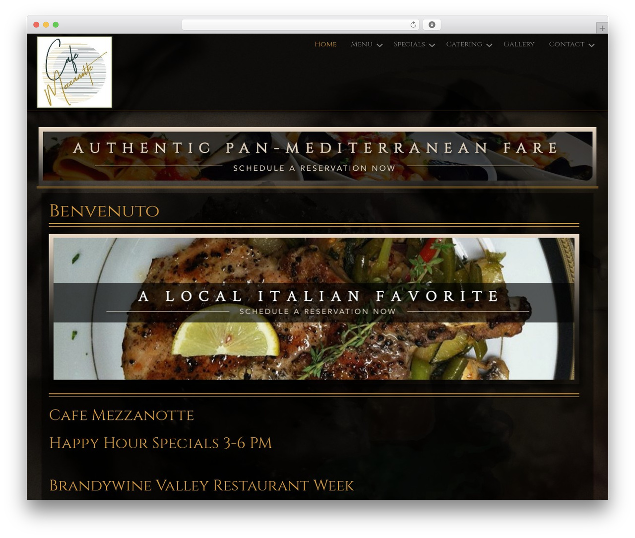 Beaver Builder Theme WordPress theme - cafemezzanotte.net