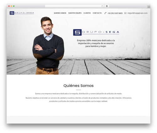 Epoint WordPress theme - segagrupo.com