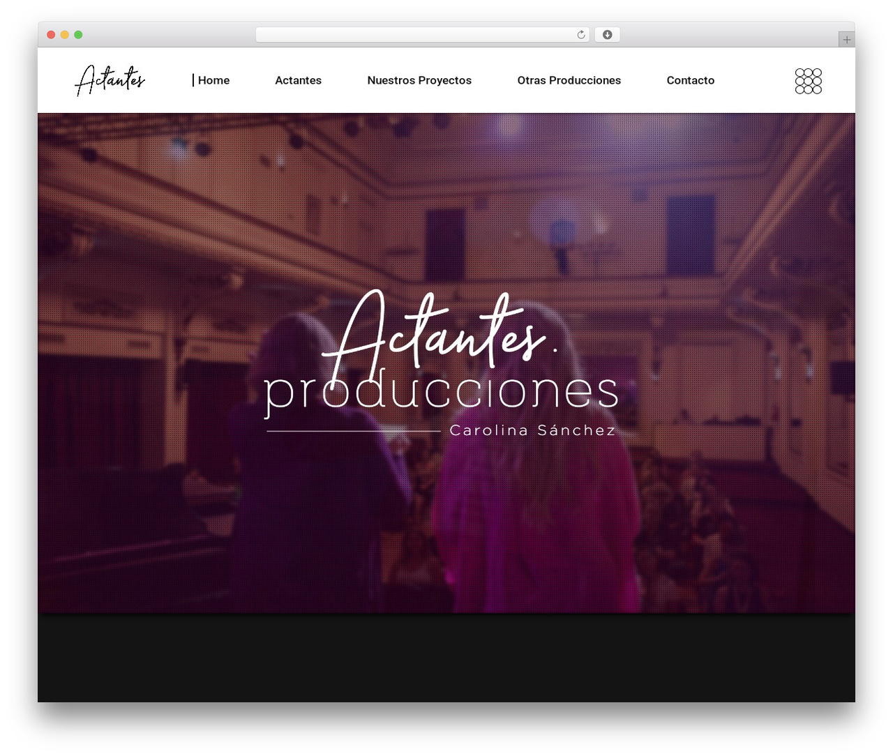 FirstFrame best WordPress theme - actantes.com