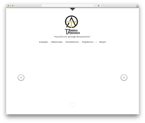 PineCone WordPress theme - bodrumtamimarlik.com