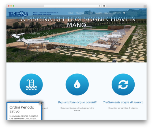 Theme WordPress Pool Services - tdacque.it