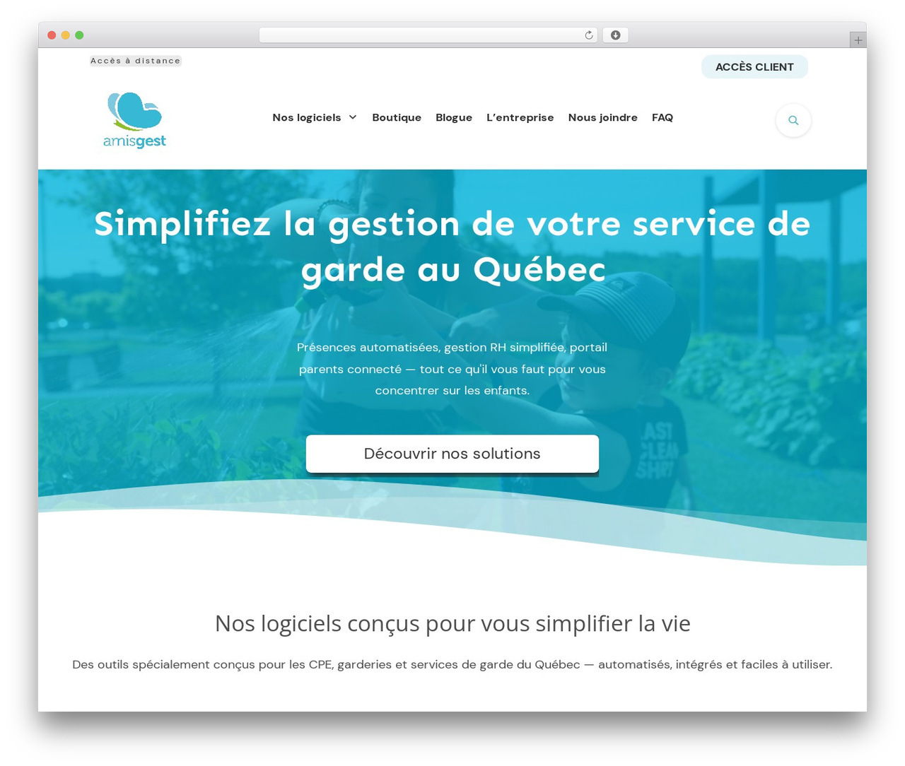 Theme WordPress Thrive Theme Builder - amisgest.ca