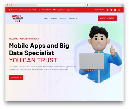 Theme WordPress Webteck - pbltechnologies.com