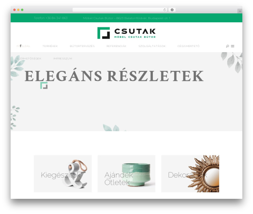 WordPress theme Calla - csutakbutor.hu