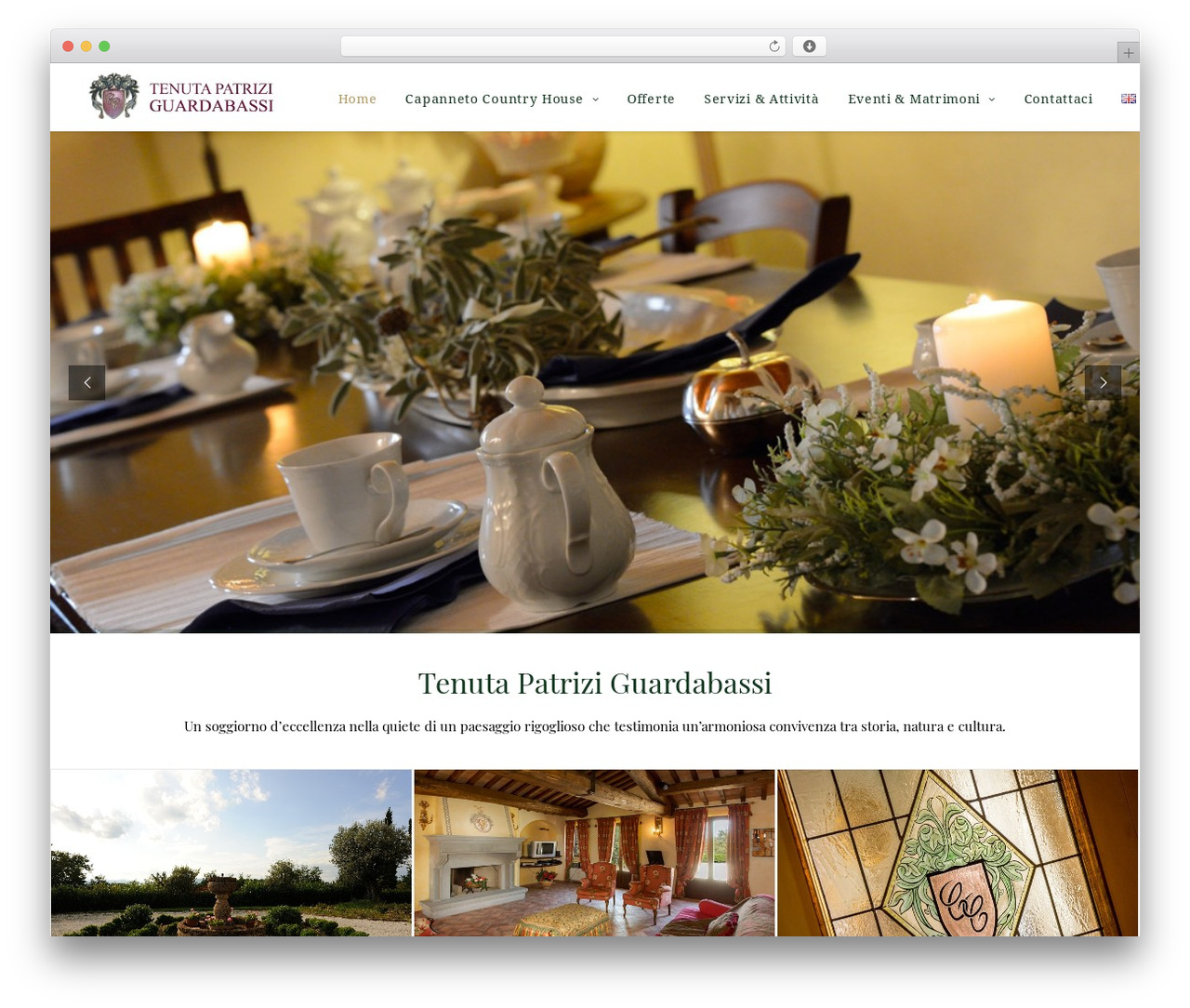 WP theme Capanneto - tenutapatriziguardabassi.com
