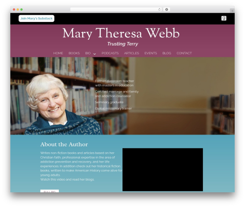 Novelist (novelist) free WordPress plugin - marytheresawebb.com