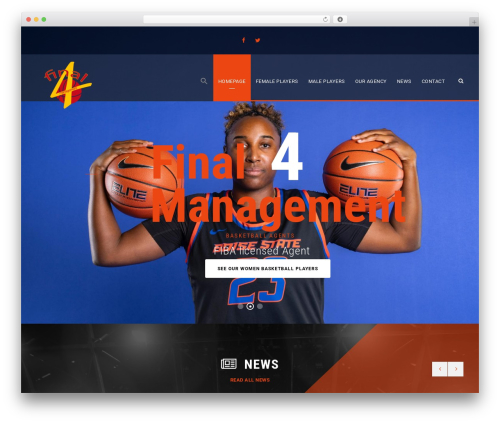 BigSlam best WordPress theme - final4management.com