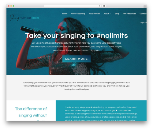 Course Maker Pro WordPress theme - singwithoutlimits.com
