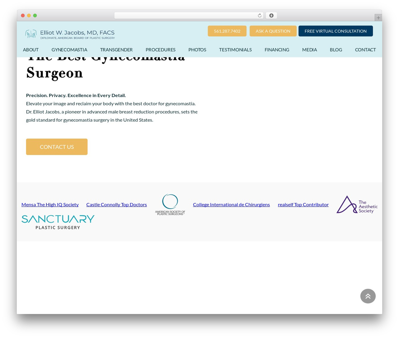 DevWebtools WordPress theme - gynecomastiasurgery.com