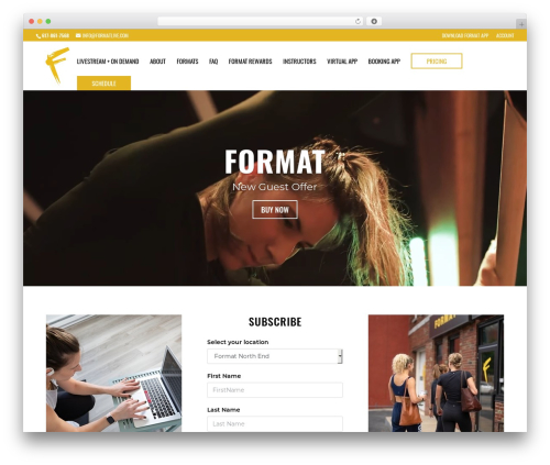 Divi WordPress theme - formatlive.com