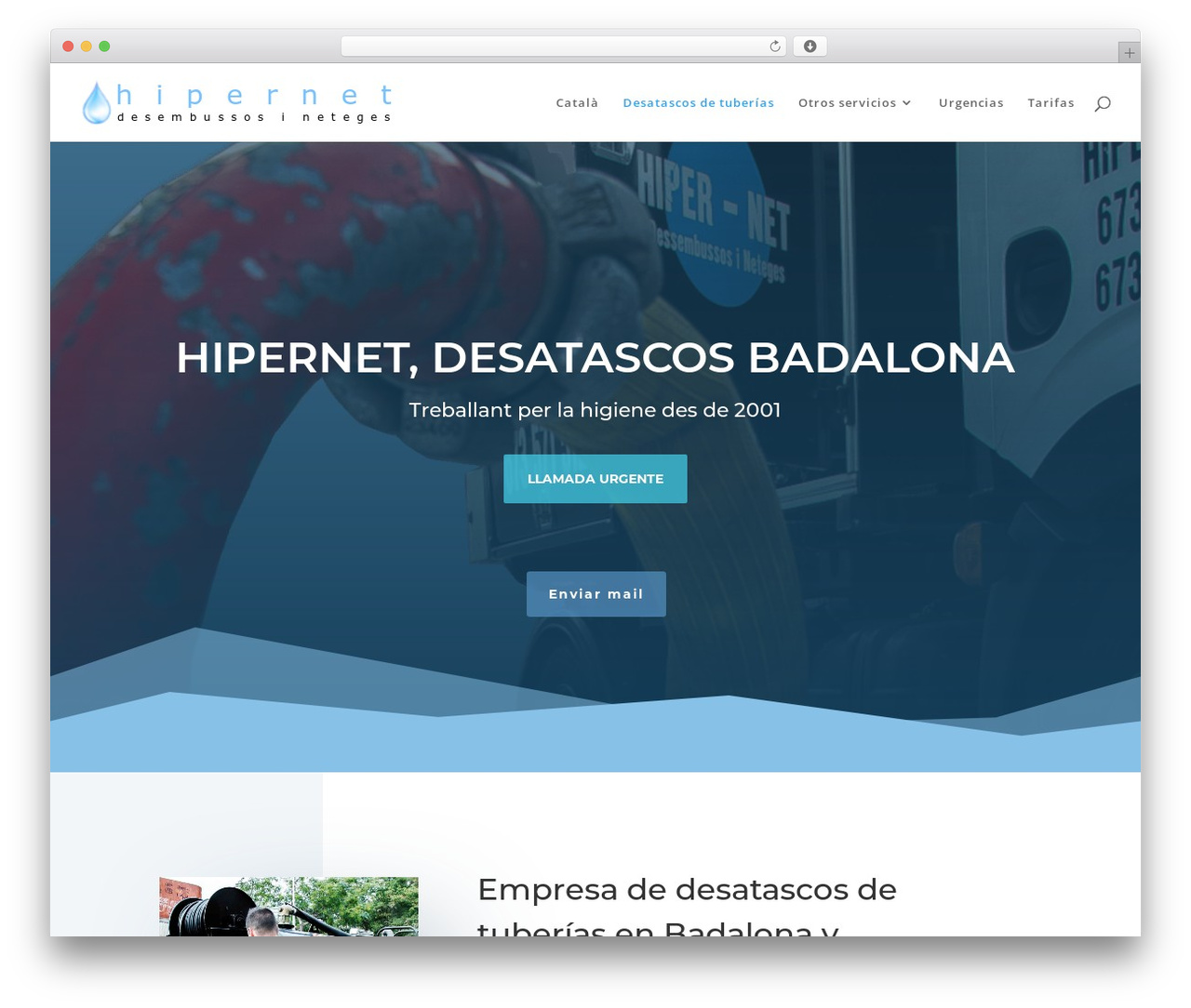 Theme WordPress Divi - desatascosbadalona.net
