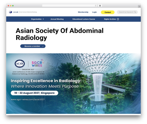 WordPress theme ASAR - abdominalradiology-asia.org