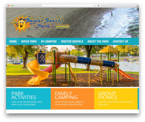 cherry WP theme - baylorbeachpark.com