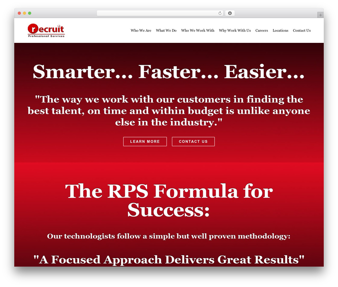 DMS WordPress theme - recruitps.com