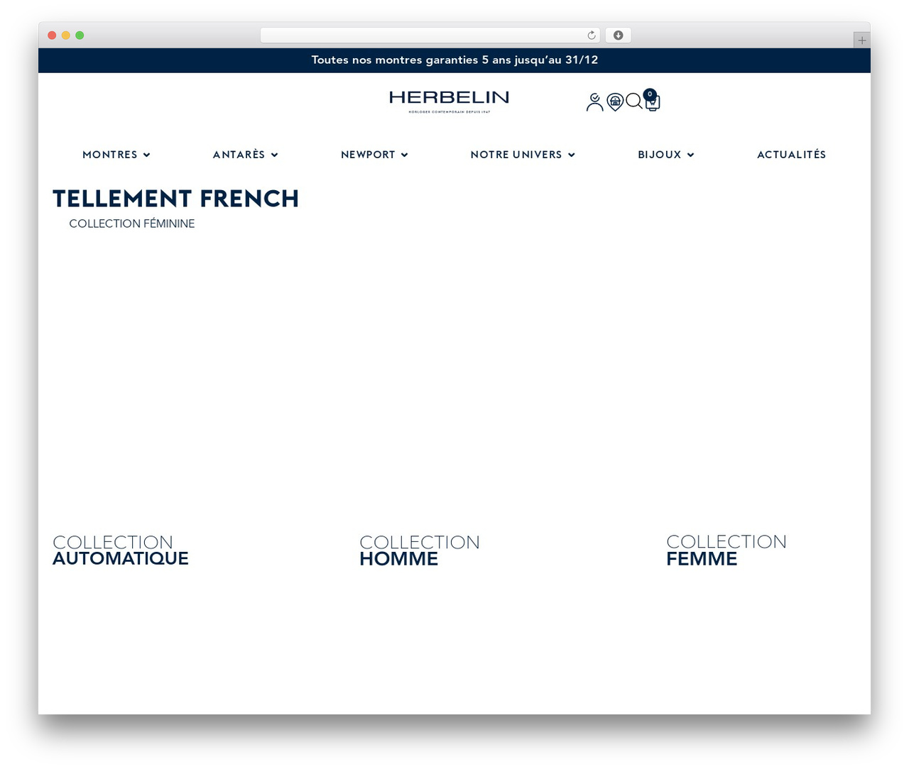 Hello Elementor top WordPress theme - herbelin.com