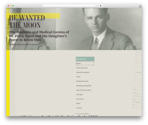 Jamie WordPress theme - hewantedthemoon.com