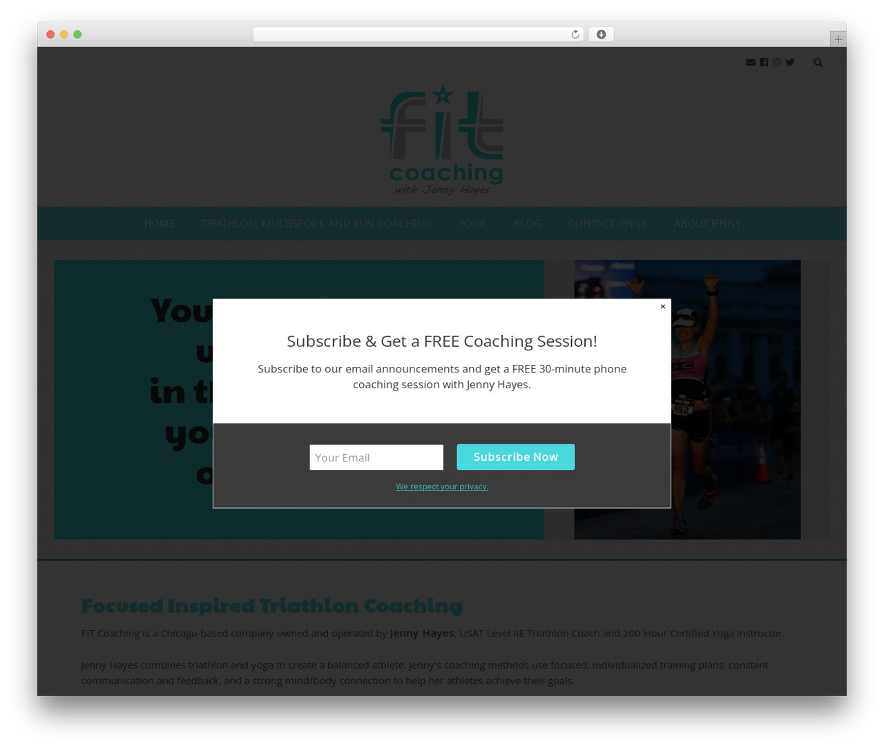 Jump Start WordPress theme design - jennyhayescoaching.com Jump Start WordPress theme design - jennyhayescoaching.com