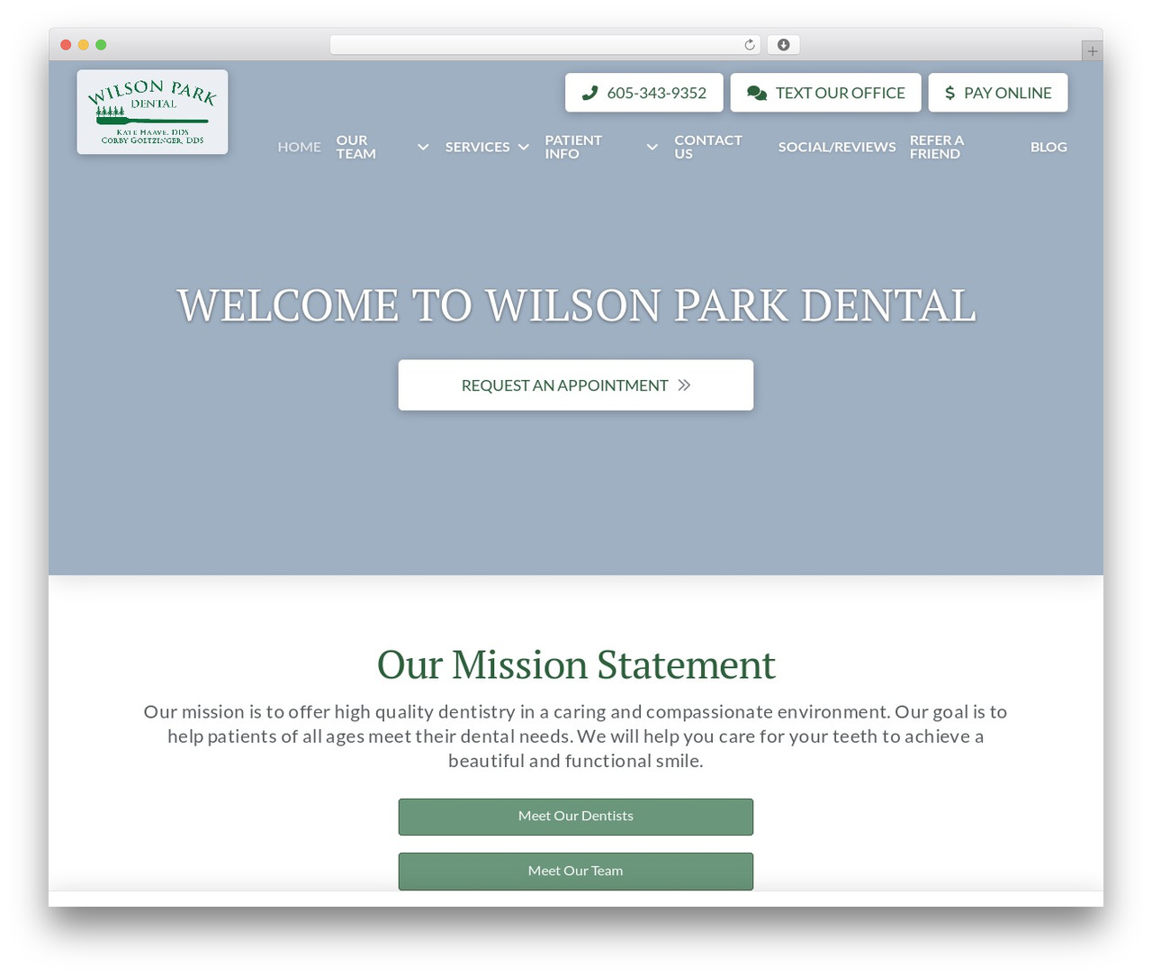 Pro WordPress theme - wilsonparkdental.com Pro WordPress theme - wilsonparkdental.com